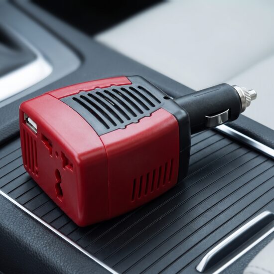 Strāvas pārveidotājs (12v-220v) 75w inverters ,sprieguma pārveidotājs