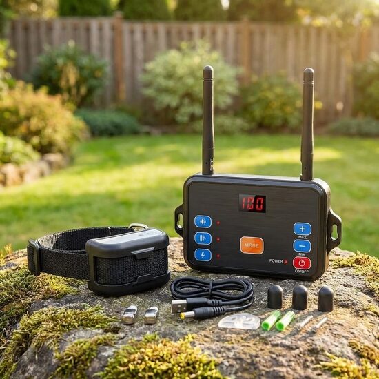 Bezvadu GPS radiosēta 1 sunim ar treniņu režīmu – darbības rādiuss līdz 300 m