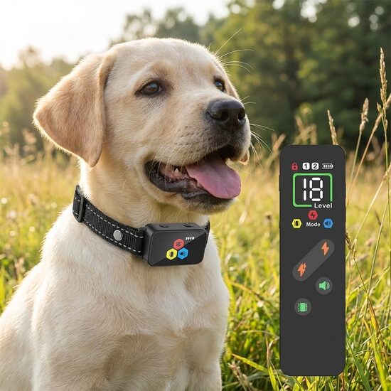Premium Elektroniskā Suņu Treniņu Apkakle ar Tālvadību 800 m, IP67, Type-C uzlāde
