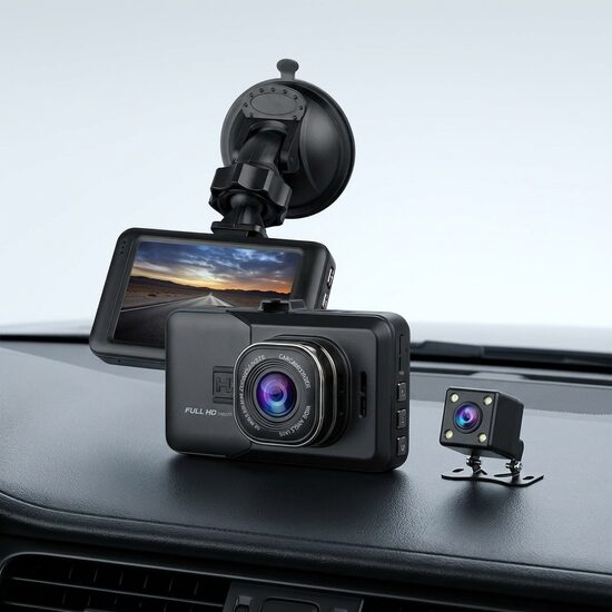 Video Reģistrators ar atpakaļskata kameru, Full Hd, 12Mp