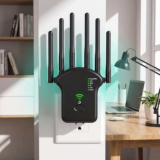 Wifi signāla pastiprinātājs 300m, 1200Mbps, 2.4Gz