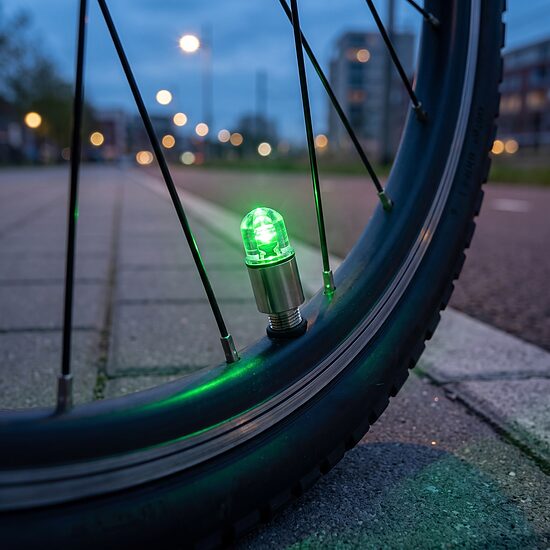 Led ventiļa uzgalis ar gaismas sensoru, Zaļš